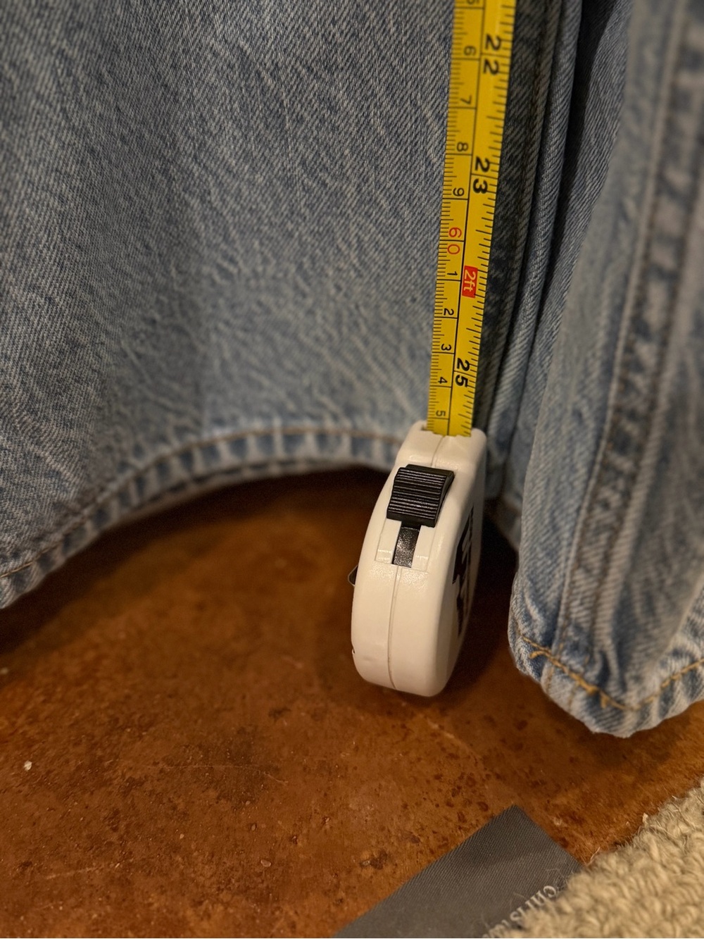Abercrombie & Fitch Light Wash Denim Jumpsuit - Picture 7 of 7